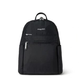 BAGGALLINI FRENCH NAVY NWOT RFID Securetex Anti-Theft Backpack